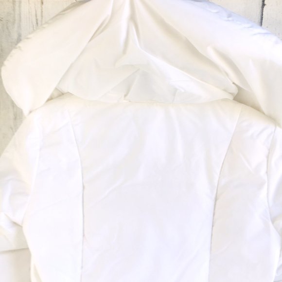 Alice+Olivia Blakely Flared Puffer Coat Duck Down - Picture 14 of 15